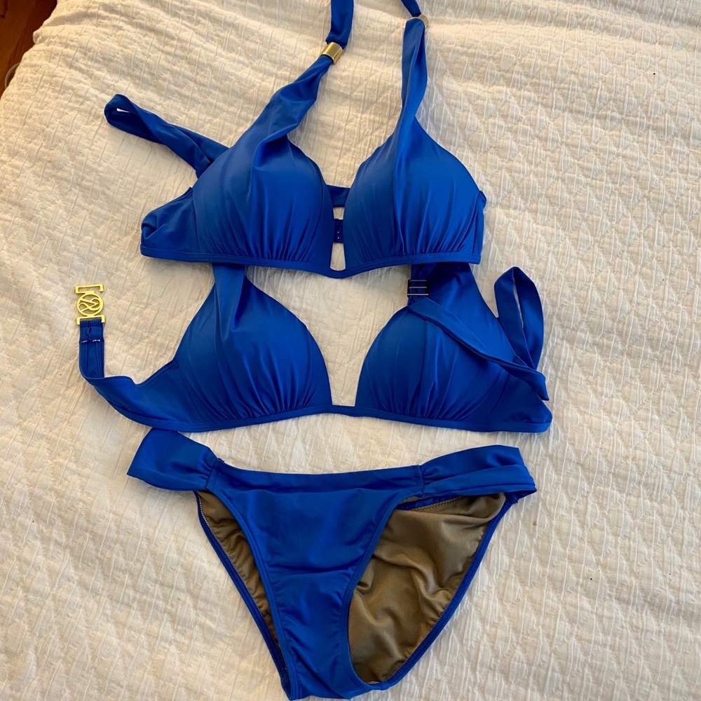 Bright Blue VS two piece bikini